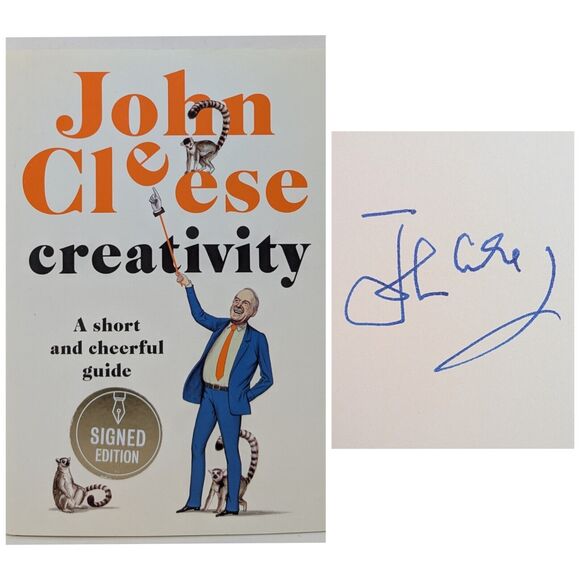 SIGNED John Cleese Creativity HC Book 1st Edition Autographed Monty Python